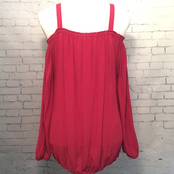 Sanctuary (Anthropologie) Cold Shoulder Top Large - Picture 3 of 8